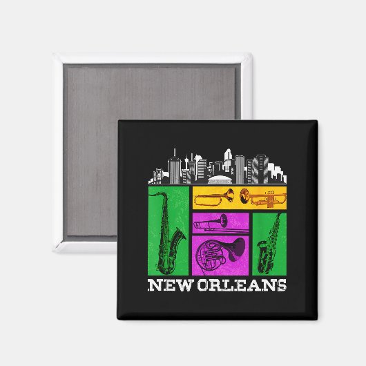 Aimant New Orleans, Nola And The Big Easy Men, Women And (Recto/Verso)