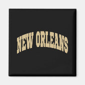 Aimant New Orleans - Throwback Design - Clic  (Devant)