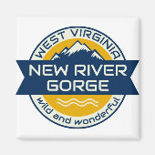 Aimant New River Gorge West Virginie (Devant)