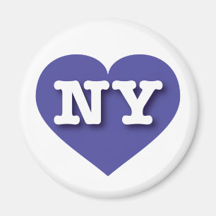 Aimant New York Blue Heart - J'aime NY