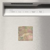 Aimant New York, Brooklyn Carte par Mitchell (In Situ (Lave-vaisselle))