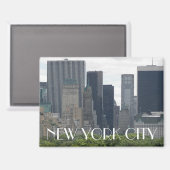 Aimant New York City Manhattan Skyline (Recto/Verso)
