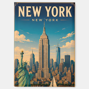 Aimant 🗽 New York City USA Skyline Visite 🗽