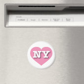 Aimant New York Coeur rose - J'aime NY (In Situ (Lave-vaisselle))