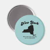 Aimant New York Motto - Un état entier (Recto/Verso)
