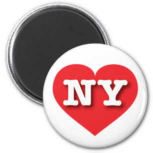 Aimant New York Red Heart - J'aime NY