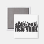 Aimant New York Skyline (Recto/Verso)