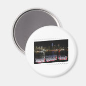 Aimant New York Skyline à Night Empire State (Recto/Verso)