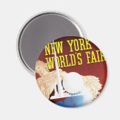 Aimant New York World's Fair (Globe) (Recto/Verso)