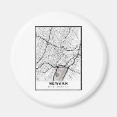 Aimant Newark map (Devant)