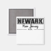 Aimant Newark New Jersey (Recto/Verso)