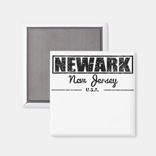Aimant Newark New Jersey (Recto/Verso)