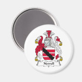 Aimant Newell Family Crest (Recto/Verso)