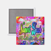 Aimant Newport Beach Vista Express (Recto/Verso)