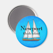 Aimant Newport Rhode Island (Recto/Verso)