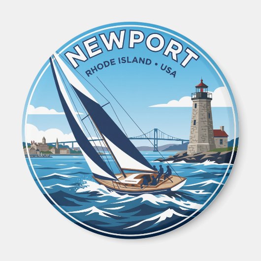 Aimant Newport Rhode Island (Devant)
