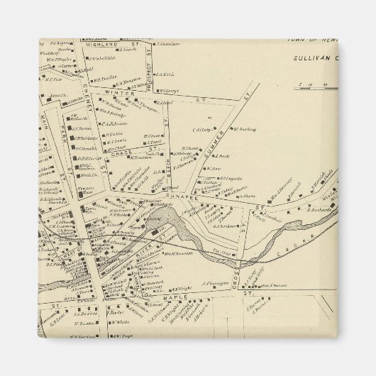 Aimant Newport, Sullivan Co (Devant)