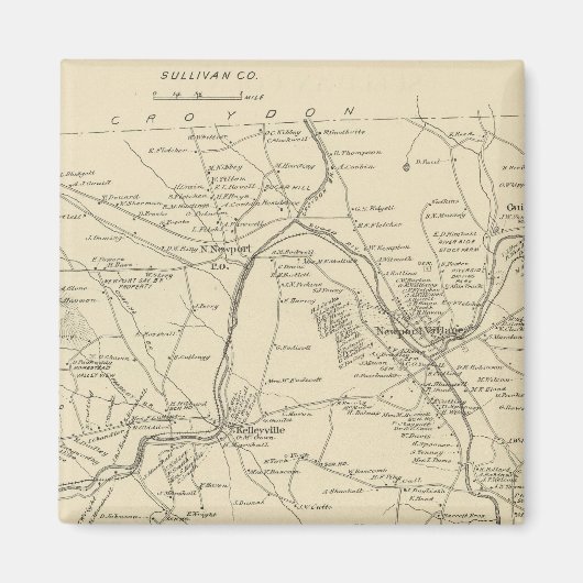 Aimant Newport, Sullivan Co (Devant)