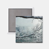 Aimant Niagara Falls hiver, Ontario, Canada (Recto/Verso)