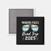 Aimant Niagara Falls Road Trip 2025 Sungles Family Vacati (Recto/Verso)