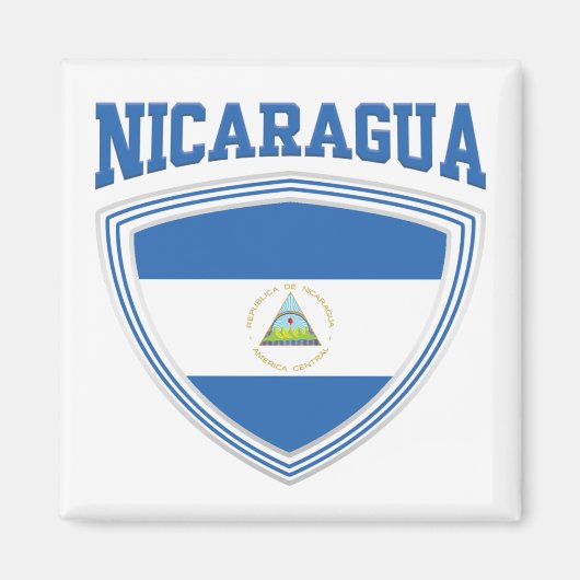 Aimant Nicaragua - Bouclier (Devant)