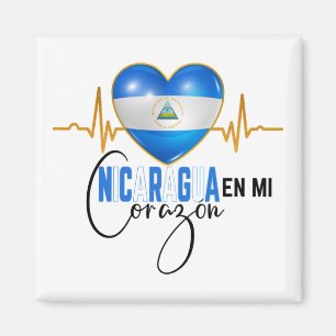 Aimant Nicaragua En mi Corazon Fierté nicaraguayenne