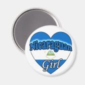 Aimant Nicaragua fille (Recto/Verso)