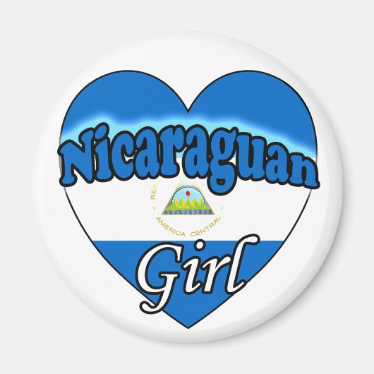 Aimant Nicaragua fille (Devant)