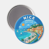 Aimant Nice France (Recto/Verso)