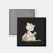 Aimant Nice Japon Kitsune Costume Pour Les Amateurs De Ca (Recto/Verso)