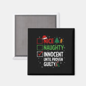 Aimant Nice Naughty Innocent Jusqu'À La Culpabilité Prove (Recto/Verso)