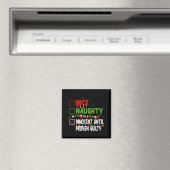 Aimant Nice Naughty Innocent Until Proven Guilty Family C (In Situ (Lave-vaisselle))