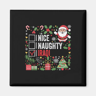 Aimant Nice Naughty Iraqi Noël Père Noël Iraq