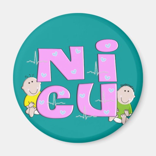 Aimant NICU Infirmière Cadeaux (Devant)
