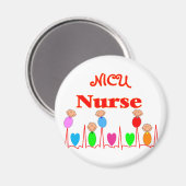 Aimant NICU Nurse—Carte graphique adorable pour bébé (Recto/Verso)