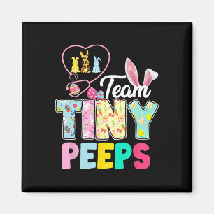 Aimant Nicu Nurse Easter Team Minuscules Humains Bunnies
