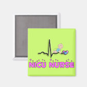 Aimant NICU Nurse QRS Design (Recto/Verso)