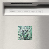 Aimant NID OISEAU, vert blanc (In Situ (Lave-vaisselle))