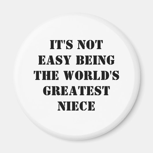 Aimant Nièce (Devant)