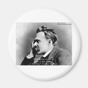 Aimant Nietzsche "A Why" Citation De Sagesse Cadeaux Et C