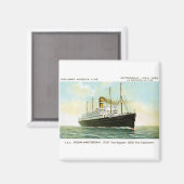 Aimant Nieuw Amsterdam de 1906 (Recto/Verso)