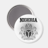 Aimant Nigeria Coat of Arms (Recto/Verso)