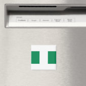 Aimant Nigeria Flag (In Situ (Lave-vaisselle))