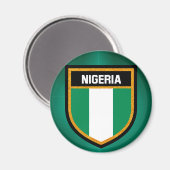 Aimant Nigeria Flag (Recto/Verso)