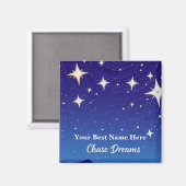 Aimant NIght Chase Dream Starry Night (Recto/Verso)