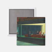 Aimant Nighthawks - Edward Hopper (Recto/Verso)