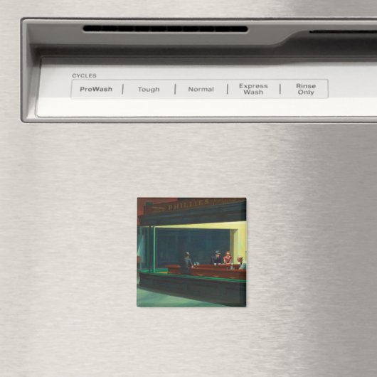 Aimant Nighthawks - Edward Hopper (In Situ (Lave-vaisselle))