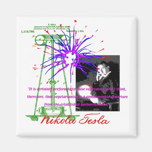 Aimant Nikola Tesla (Devant)