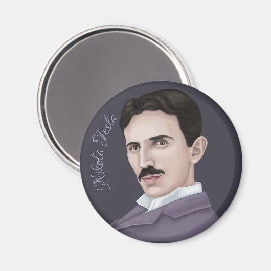 Aimant Nikola Tesla (Recto/Verso)