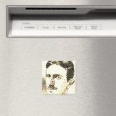 Aimant Nikola Tesla Dessin À Sepia (In Situ (Lave-vaisselle))